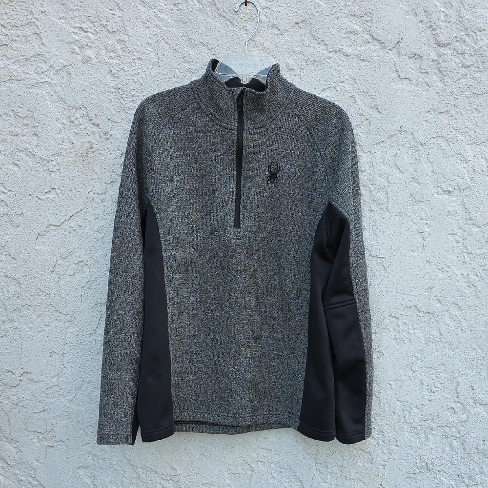Spyder Men's Outbound 1/4 Zip Core Pullover Fleece Jacket Sweater Size Large